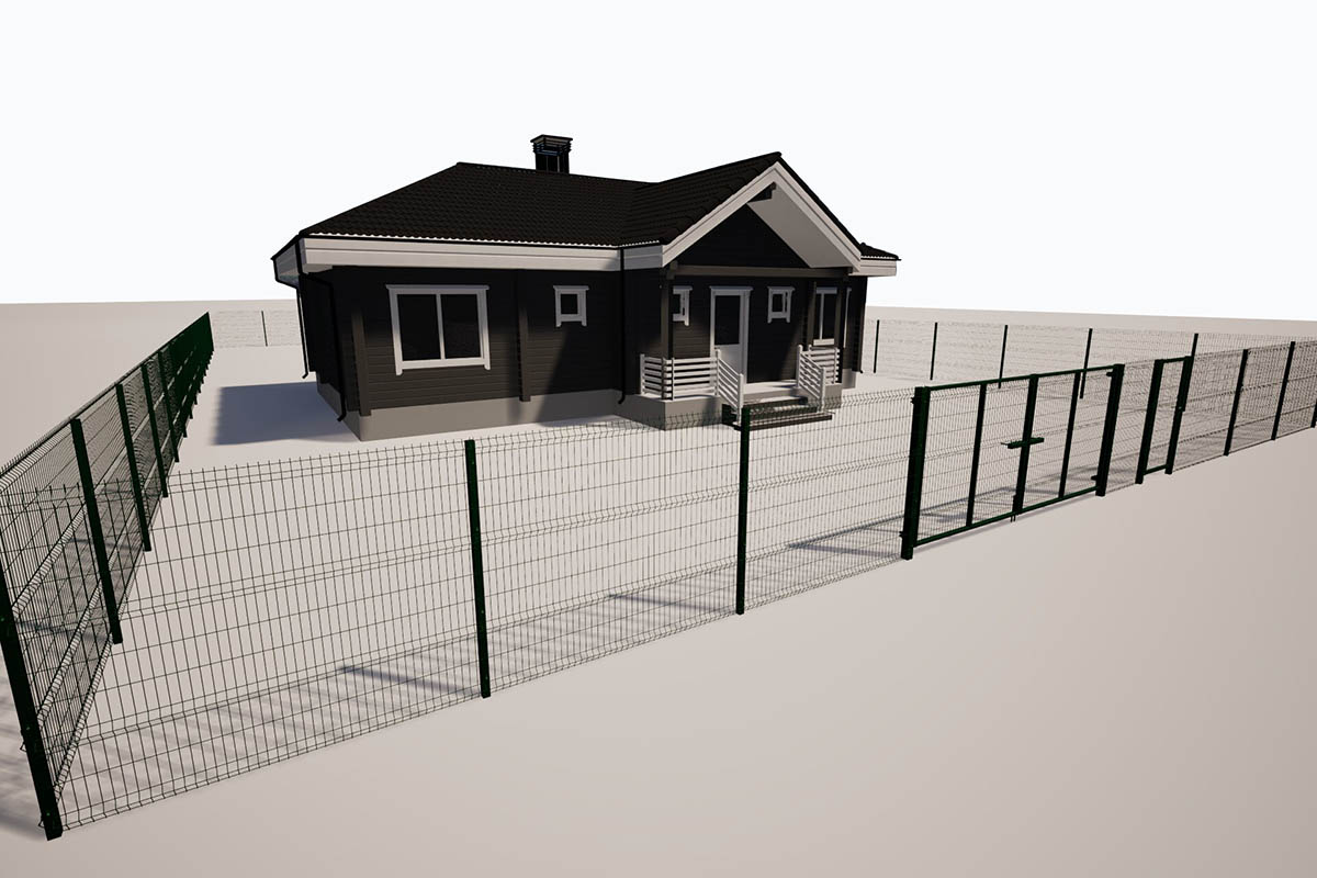 3D забор
