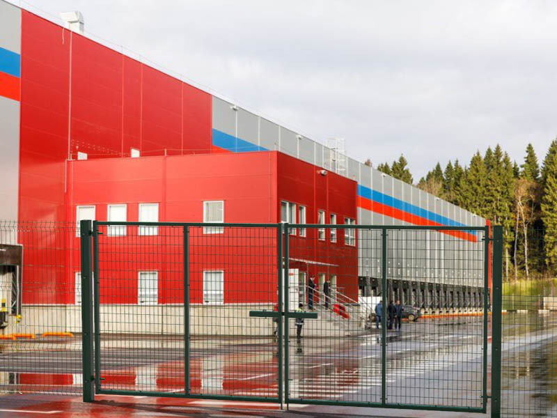 3Д забор для распределительного центра