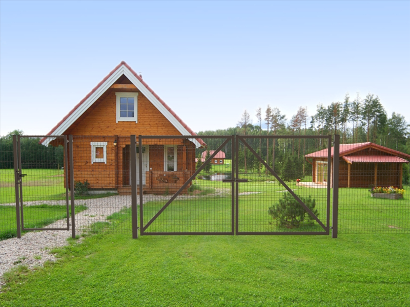 3D ограждение для коттеджа