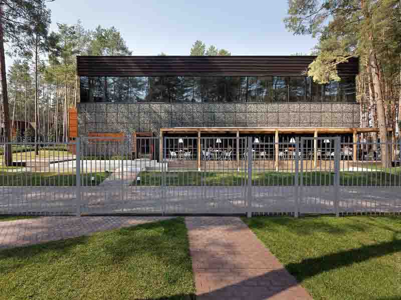 Забор для отеля