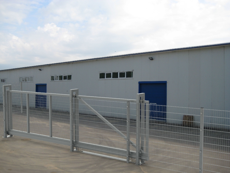 2D забор для ограждения ангара