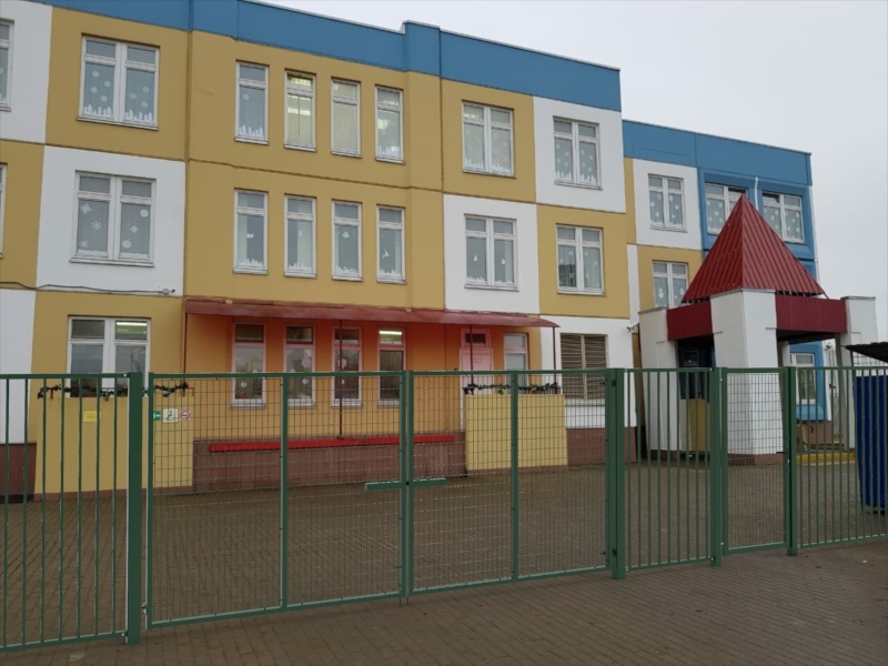 Забор для детского сада