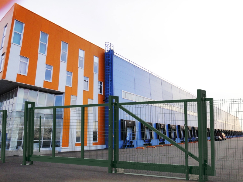 Ограждение для логистического центра