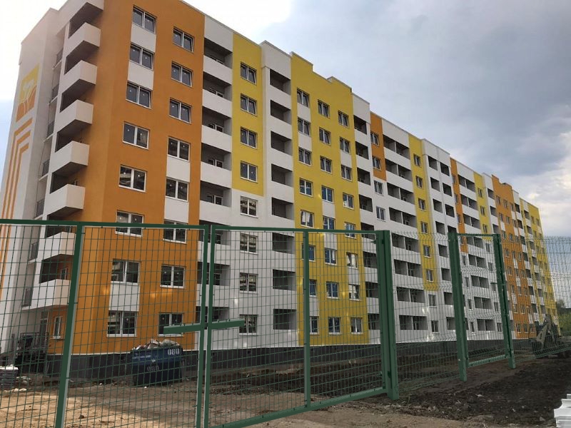 Забор для строящегося ЖК