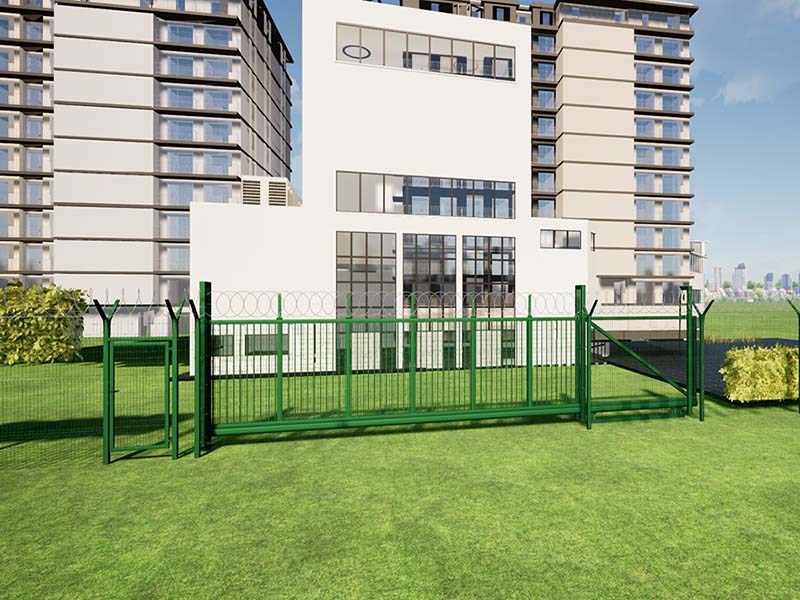 3D забор для фабрики