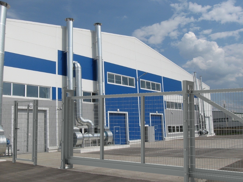 Забор для производственной площадки