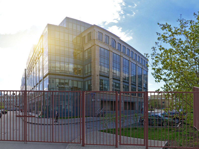 Ограждение для бизнес- центра